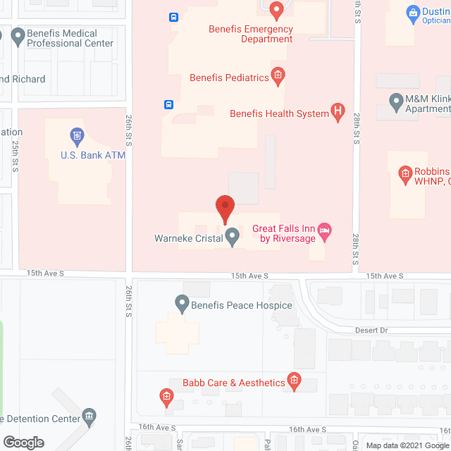 Benefis Skilled Nursing Ctr in google map