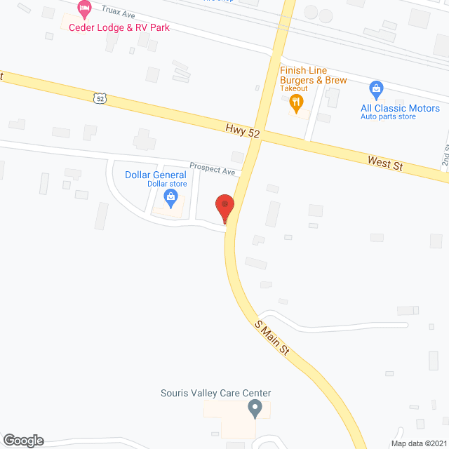 Assisted Living/Valley View in google map