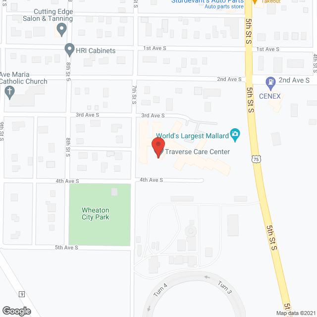 Traverse Care Ctr in google map