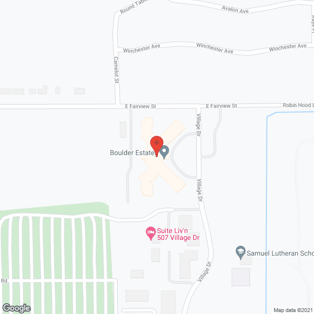 Boulder Estates in google map
