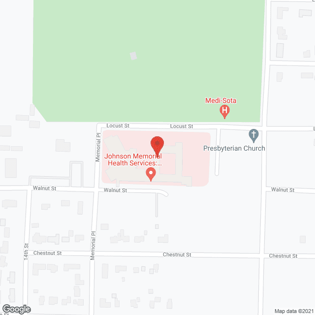 Johnson Memorial Hospital in google map