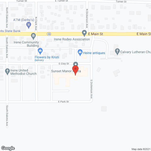 Sunset Manor Avera in google map