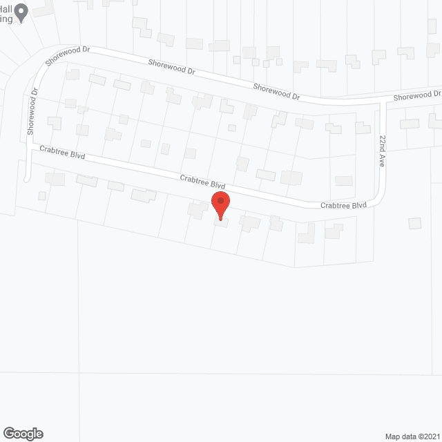 Crabtree Senior Home in google map
