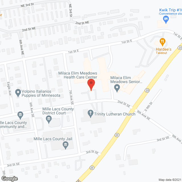 Elim Home Milaca in google map