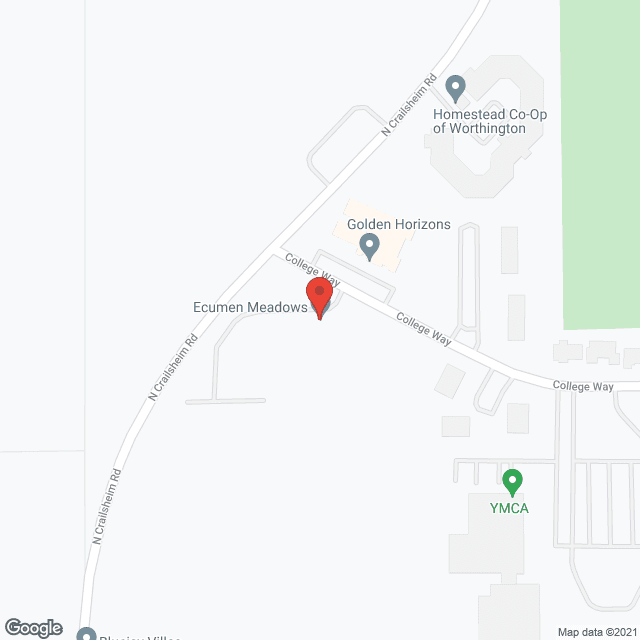 Ecumen Meadows in google map