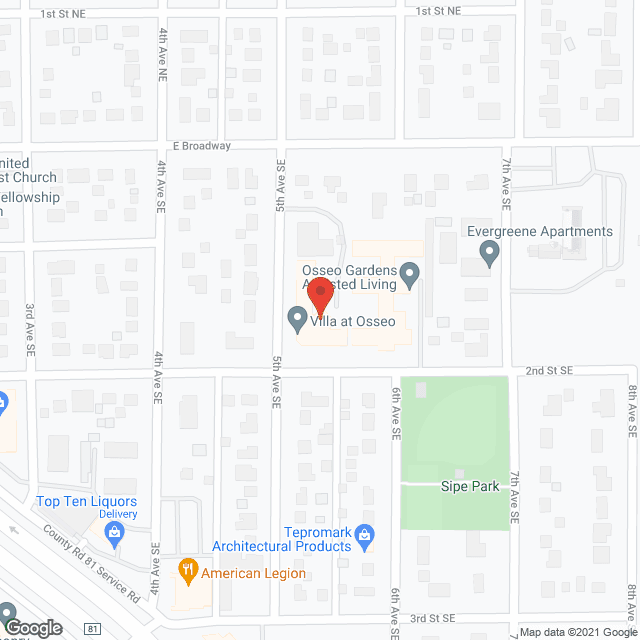 The Villa at Osseo in google map