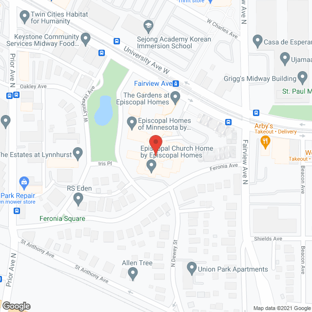 Episcopal Church Home in google map