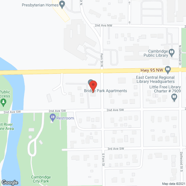 Bridge Park Apartments in google map