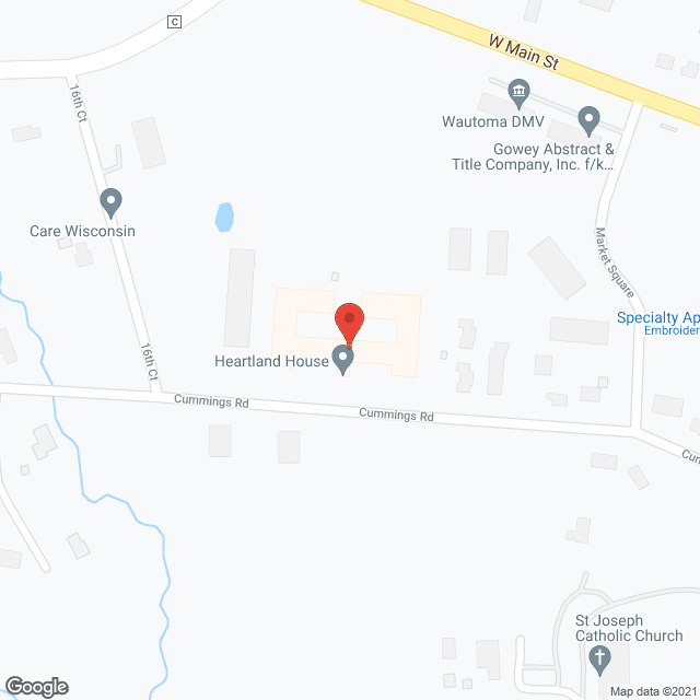 Heartland House RCAC in google map