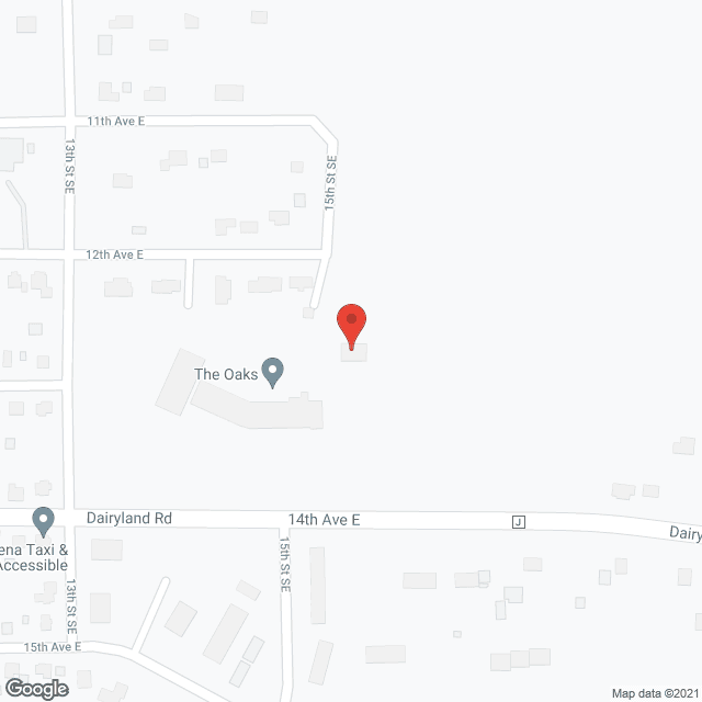 The Oaks in google map