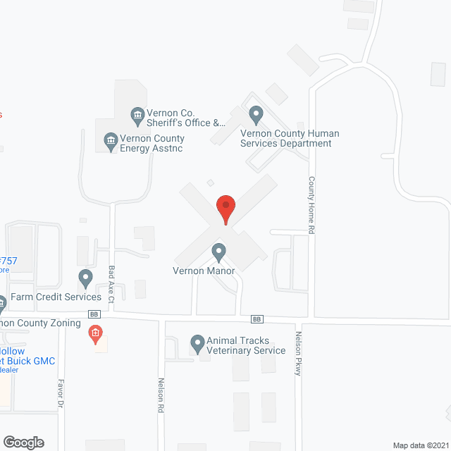Vernon Manor in google map