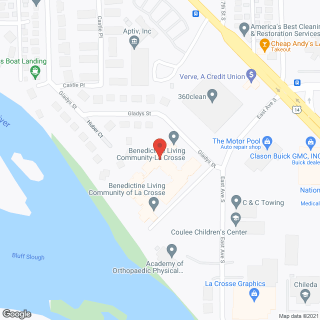 St Joseph's Rehab Ctr in google map
