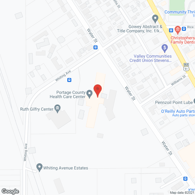 Portage County Health Care Ctr in google map
