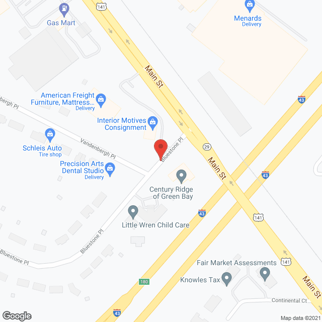Century Ridge Inc in google map