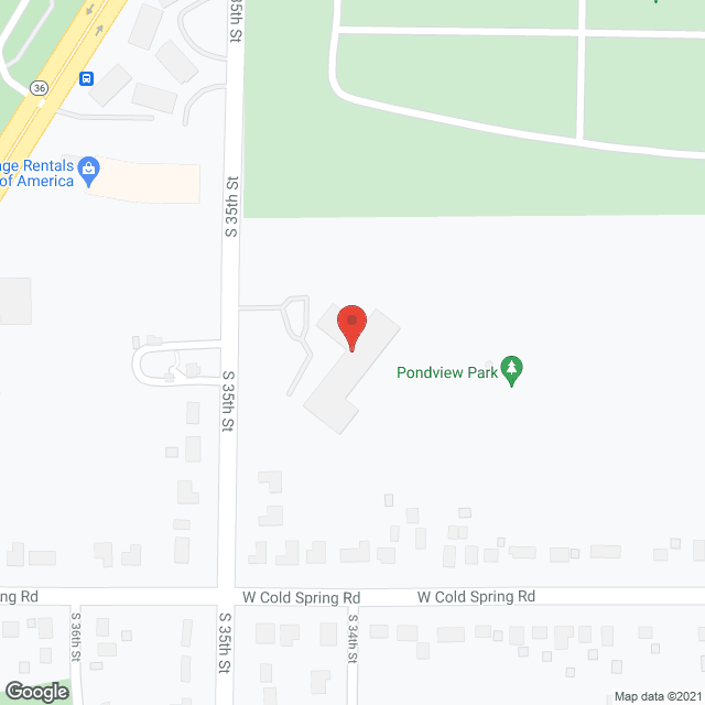 White Oaks Senior Apartments in google map