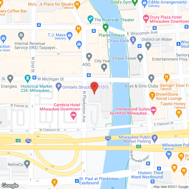 Extendicare Health Service in google map