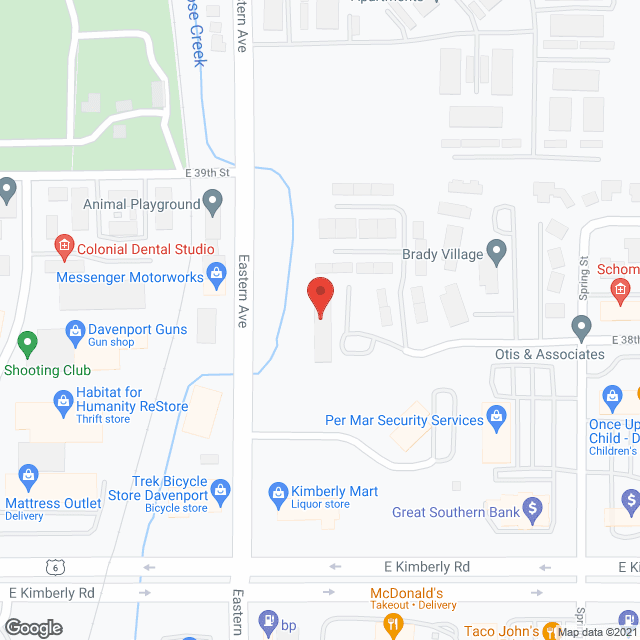 Luther Towers in google map