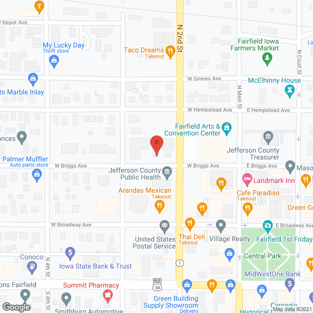 Calu Apartments in google map