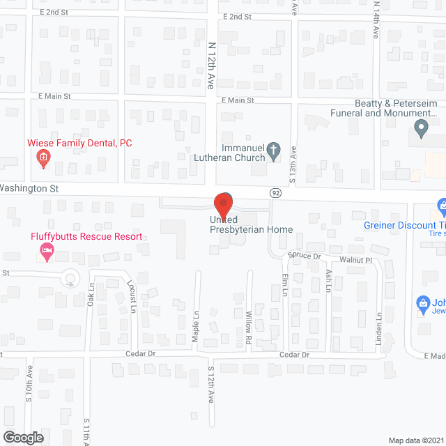 United Presbyterian Home in google map
