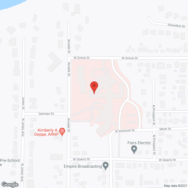 Jackson County Public Hospital in google map