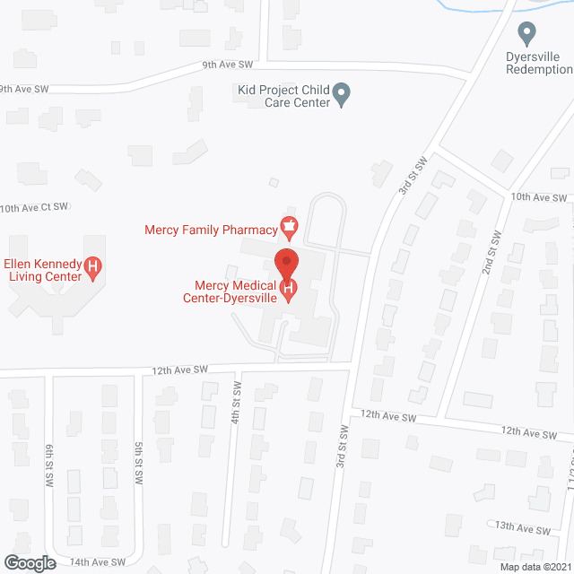 Oakcrest Nursing Home in google map