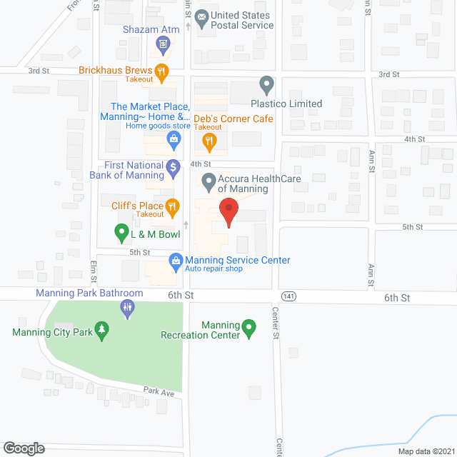 Manning Regional Healthcare in google map