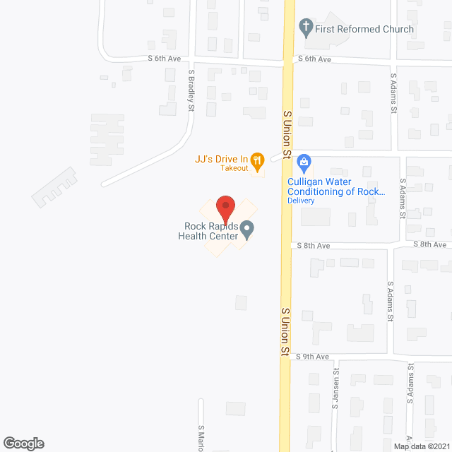 Rock Rapids Health Ctr in google map