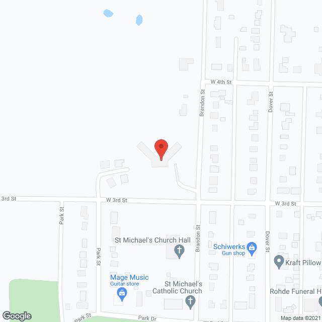 Kingsley Nursing and Rehab Ctr in google map