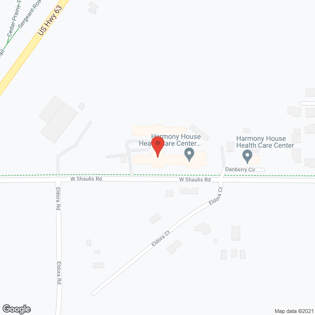 Harmony House Health Care Ctr in google map