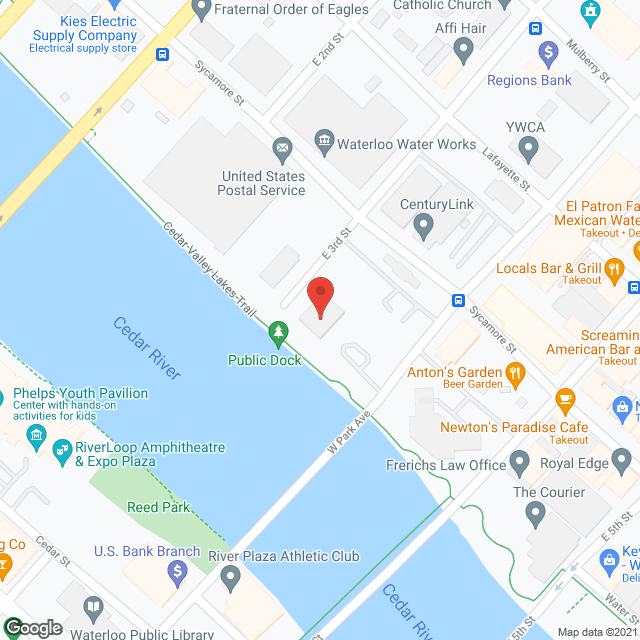 Cedar River Tower Housing in google map