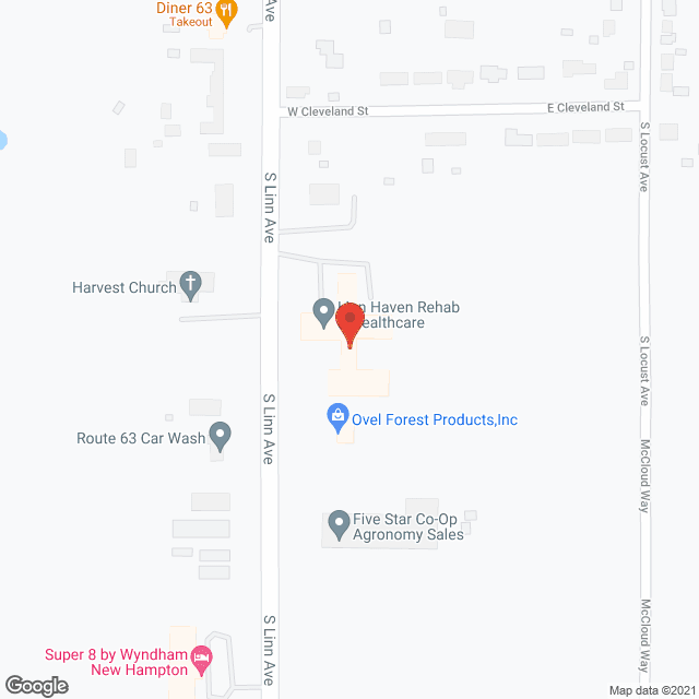 New Hampton Care Ctr in google map