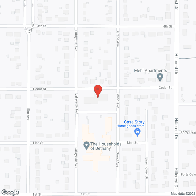 Cedar Place in google map