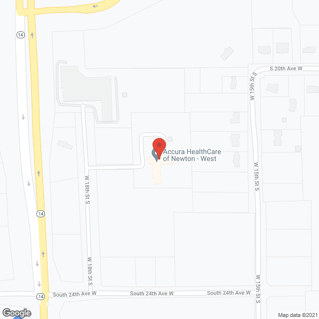 Careage of Newton in google map