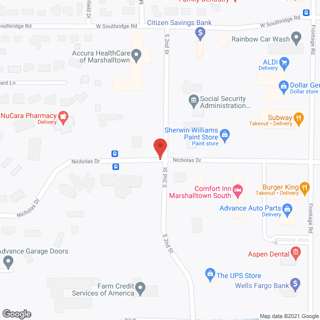 Odd Fellows Apartments in google map