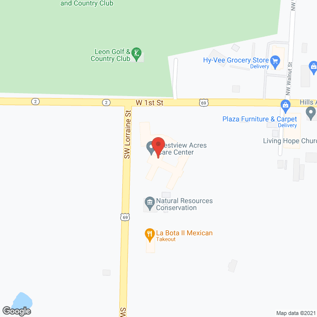 Westview Acres Care Ctr in google map
