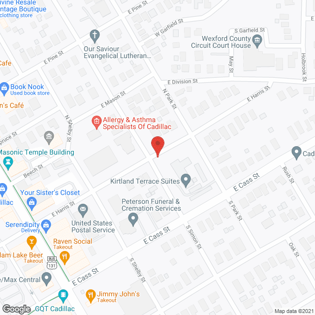 Kirtland Terrance Apartments in google map
