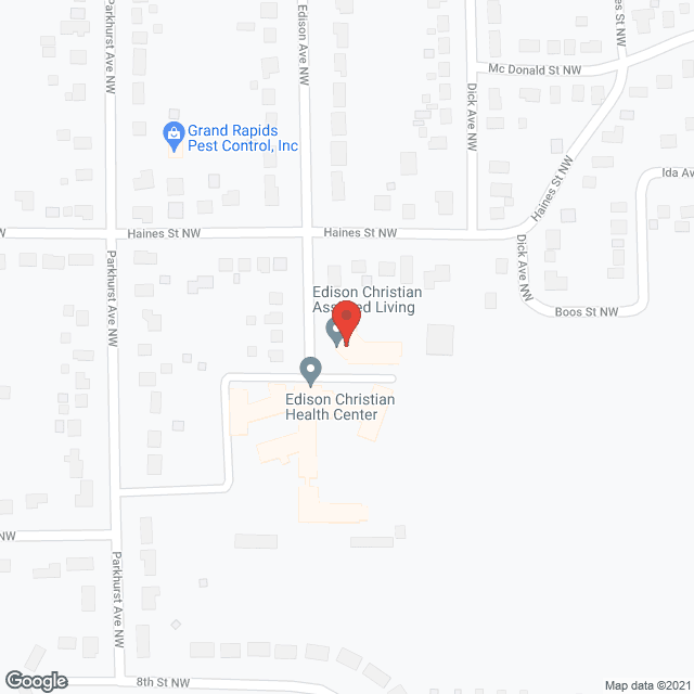Edison Assisted Living Ctr in google map