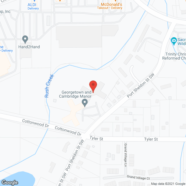 Georgetown Manor in google map