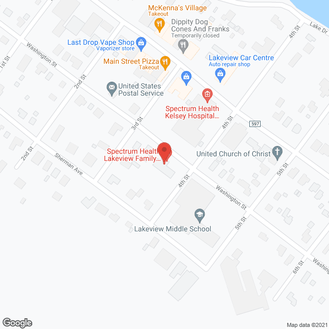 Kelsey Memorial Hospital in google map
