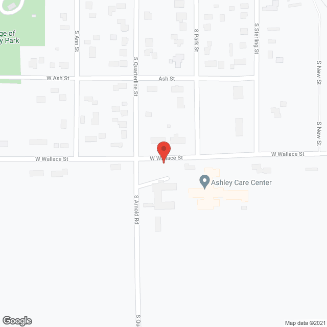 Ashley Healthcare Ctr in google map