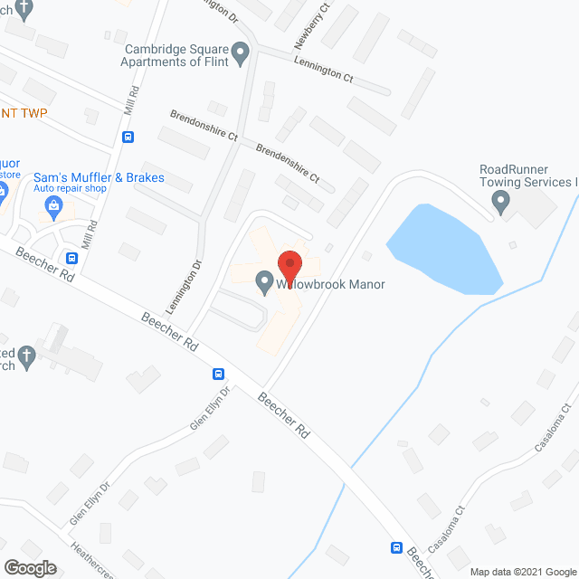 Willowbrook Manor Inc in google map