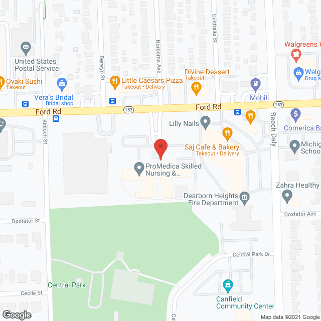 Optalis Health & Rehabilitation of Dearborn Heights in google map