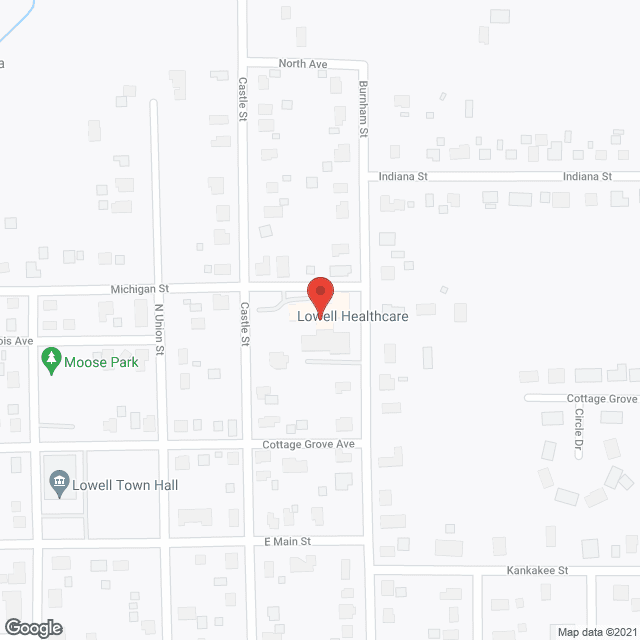 Lowell Health Care Ctr in google map