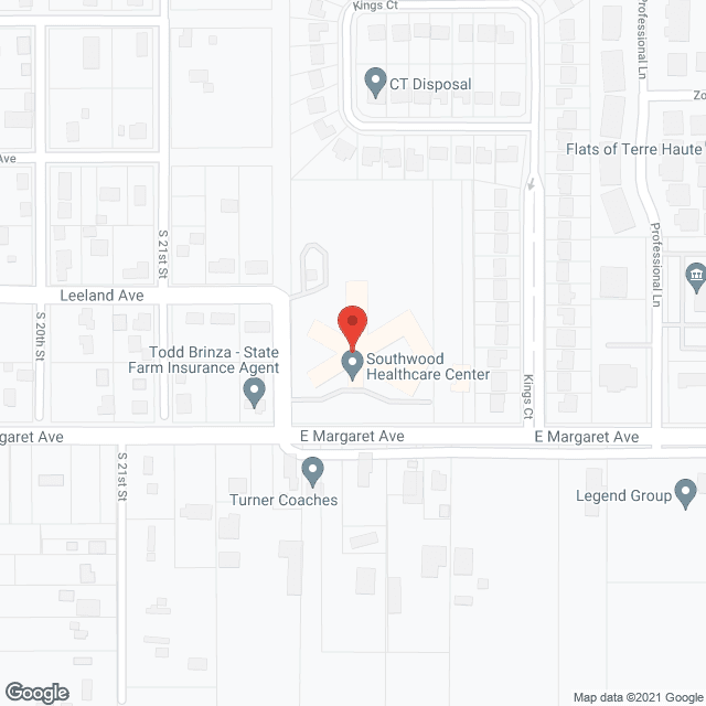 Southwood Health and Rehabilitation Center in google map