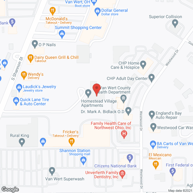 Homestead Village Apartments in google map