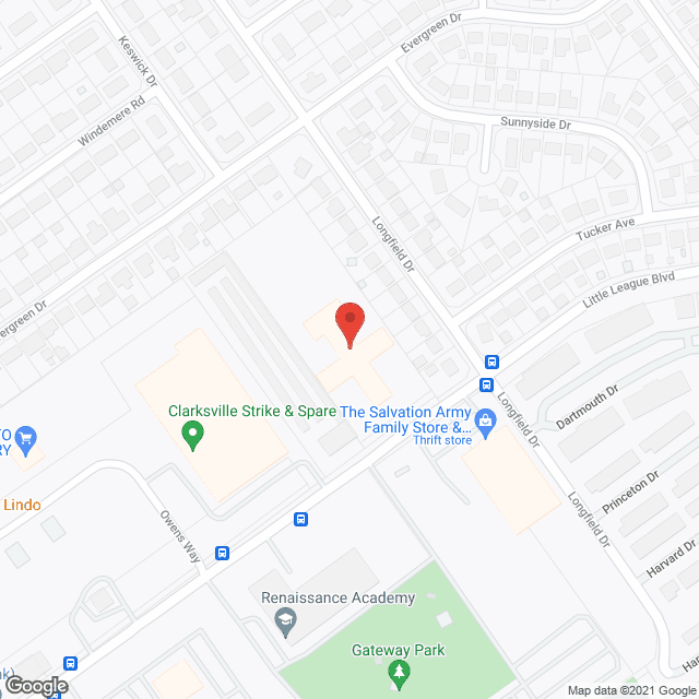 Hallmark Progressive Care Ctr in google map