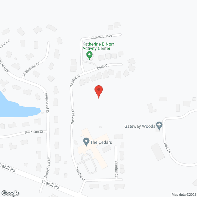 Cedars in google map