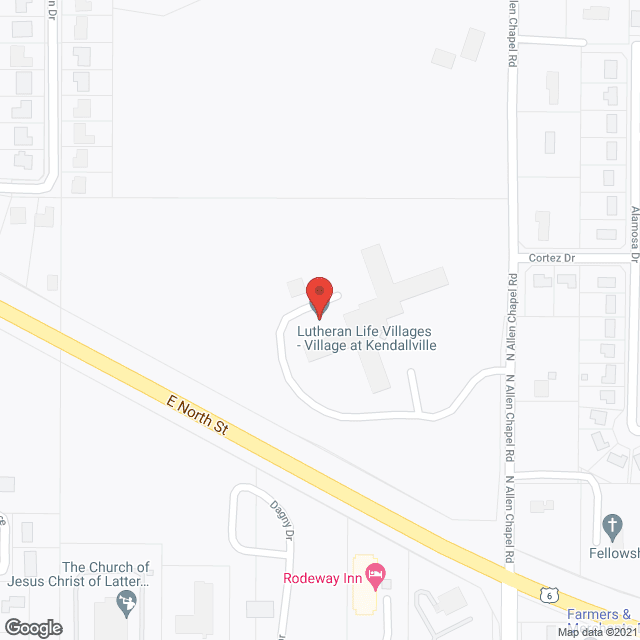 Shepherd of the Hill in google map