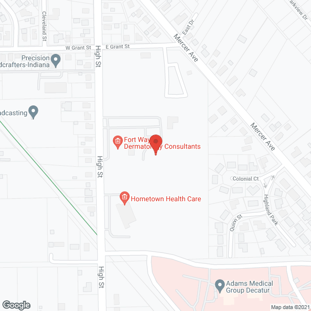 Adams Co Hospital in google map