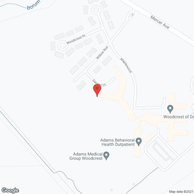 Woodcrest Nursing Ctr in google map